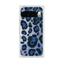 Premium Square Case with Pixelsnap［ Leopard - Blue ］