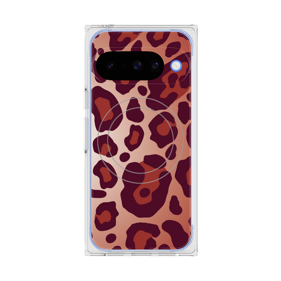 Premium Square Case with Pixelsnap［ Leopard - Red ］