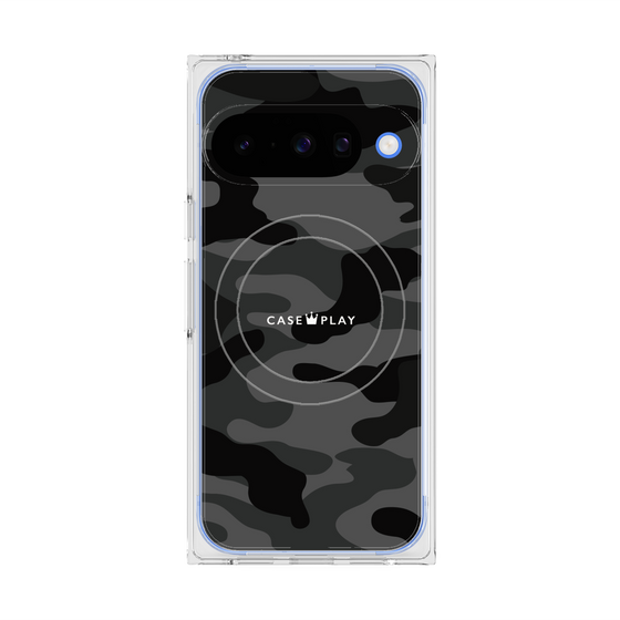 Premium Square Case with Pixelsnap［ Camouflage - Black ］