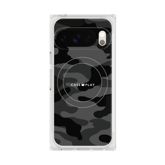 Premium Square Case with Pixelsnap［ Camouflage - Black ］