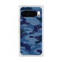 Premium Square Case with Pixelsnap［ Camouflage - Blue ］