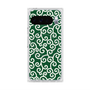 Premium Square Case with Pixelsnap［ Karakusa Pattern - Green ］