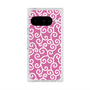 Premium Square Case with Pixelsnap［ Karakusa Pattern - Pink ］