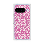 Premium Square Case with Pixelsnap［ Karakusa Pattern - Pink ］