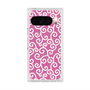 Premium Square Case with Pixelsnap［ Karakusa Pattern - Pink ］
