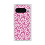 Premium Square Case with Pixelsnap［ Karakusa Pattern - Pink ］