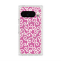 Premium Square Case with Pixelsnap［ Karakusa Pattern - Pink ］