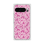 Premium Square Case with Pixelsnap［ Karakusa Pattern - Pink ］