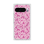Premium Square Case with Pixelsnap［ Karakusa Pattern - Pink ］