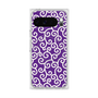 Premium Square Case with Pixelsnap［ Karakusa Pattern - Purple ］