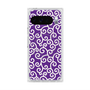 Premium Square Case with Pixelsnap［ Karakusa Pattern - Purple ］