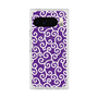 Premium Square Case with Pixelsnap［ Karakusa Pattern - Purple ］