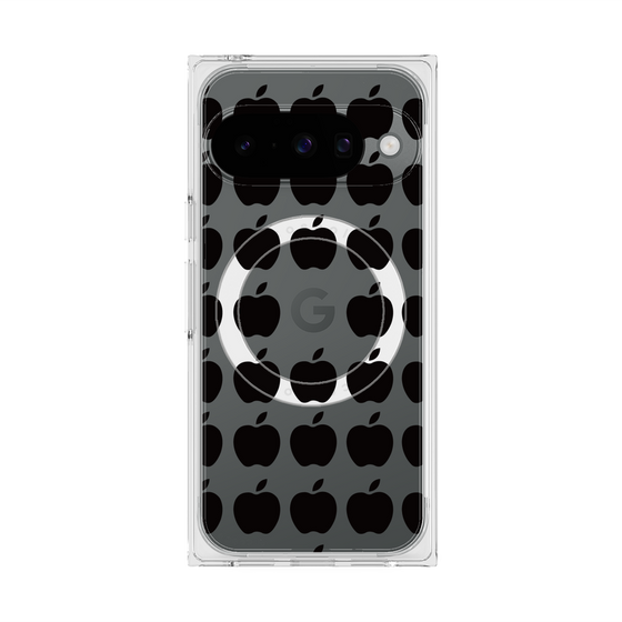 Premium Square Case with Pixelsnap［ Apple - Black ］