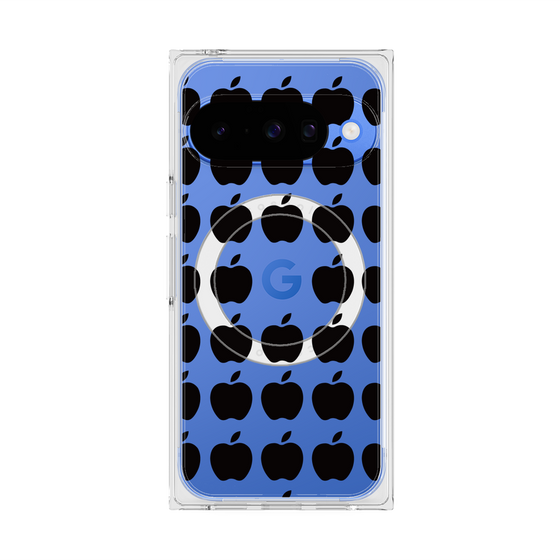 Premium Square Case with Pixelsnap［ Apple - Black ］