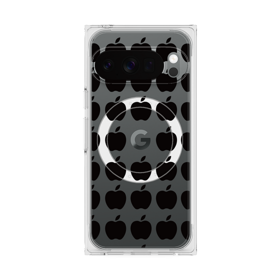 Premium Square Case with Pixelsnap［ Apple - Black ］