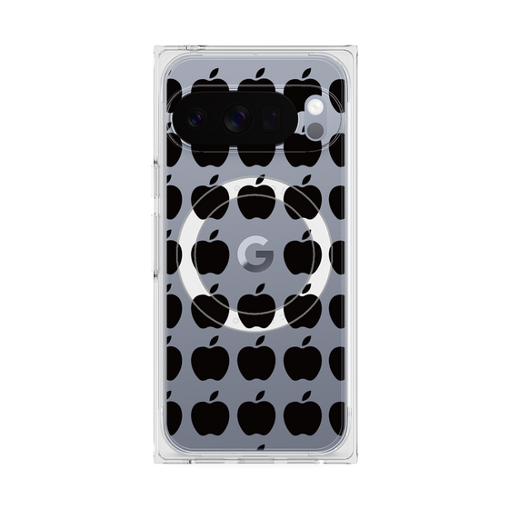 Premium Square Case with Pixelsnap［ Apple - Black ］