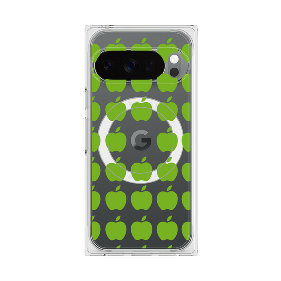 Premium Square Case with Pixelsnap［ Apple - Green ］