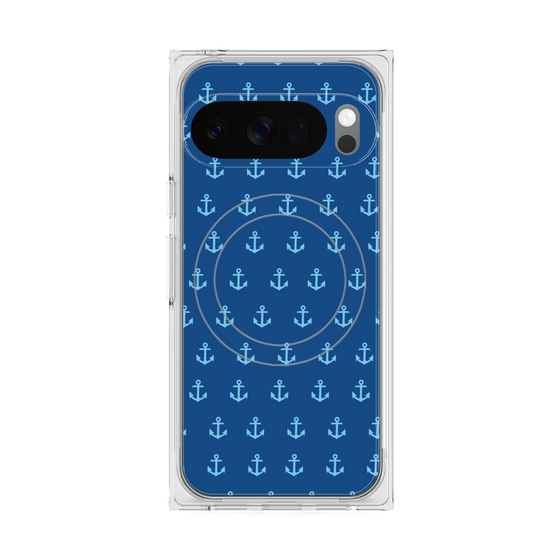 Premium Square Case with Pixelsnap［ Anchor - Blue ］