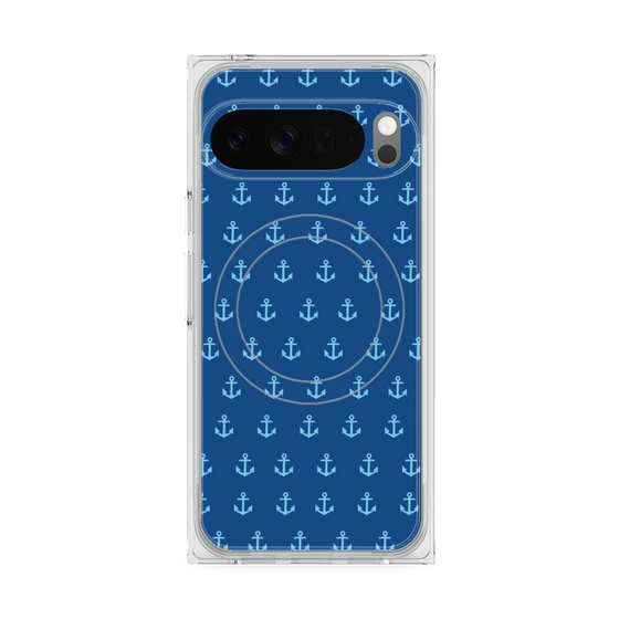 Premium Square Case with Pixelsnap［ Anchor - Blue ］