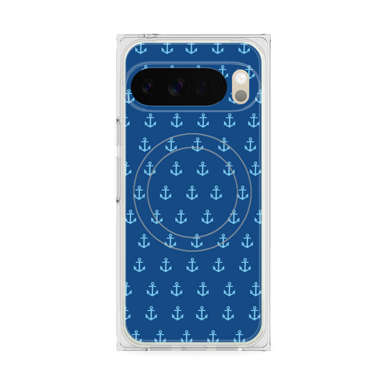 Premium Square Case with Pixelsnap［ Anchor - Blue ］
