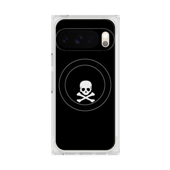 Premium Square Case with Pixelsnap［ Skull - Black ］
