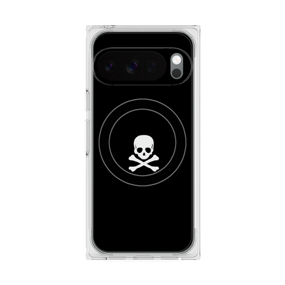 Premium Square Case with Pixelsnap［ Skull - Black ］