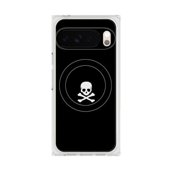 Premium Square Case with Pixelsnap［ Skull - Black ］