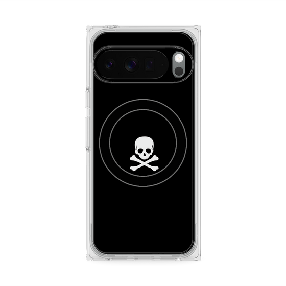 Premium Square Case with Pixelsnap［ Skull - Black ］