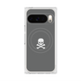 Premium Square Case with Pixelsnap［ Skull - Gray ］