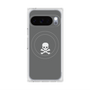 Premium Square Case with Pixelsnap［ Skull - Gray ］