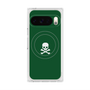 Premium Square Case with Pixelsnap［ Skull - Green ］