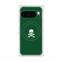 Premium Square Case with Pixelsnap［ Skull - Green ］