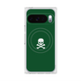 Premium Square Case with Pixelsnap［ Skull - Green ］