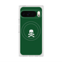 Premium Square Case with Pixelsnap［ Skull - Green ］