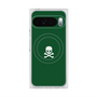 Premium Square Case with Pixelsnap［ Skull - Green ］
