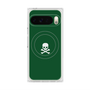 Premium Square Case with Pixelsnap［ Skull - Green ］