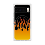Premium Square Case with Pixelsnap［ Flame - Orange ］
