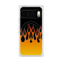 Premium Square Case with Pixelsnap［ Flame - Orange ］