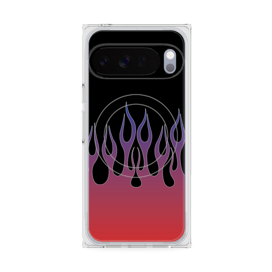 Premium Square Case with Pixelsnap［ Flame - Red ］