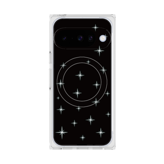 Premium Square Case with Pixelsnap［ Glitter - Black ］