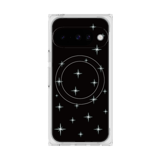 Premium Square Case with Pixelsnap［ Glitter - Black ］