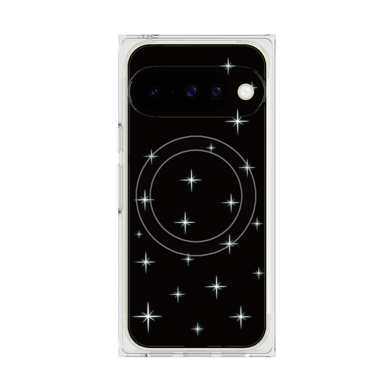 Premium Square Case with Pixelsnap［ Glitter - Black ］