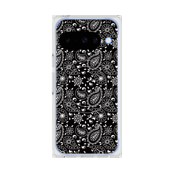 Premium Square Case with Pixelsnap［ Paisley - Black ］