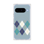 Premium Square Case with Pixelsnap［ Nordic Argyle - Blue ］