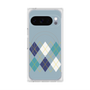 Premium Square Case with Pixelsnap［ Nordic Argyle - Blue ］