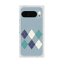 Premium Square Case with Pixelsnap［ Nordic Argyle - Blue ］