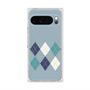 Premium Square Case with Pixelsnap［ Nordic Argyle - Blue ］