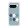 Premium Square Case with Pixelsnap［ Nordic Argyle - Blue ］