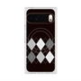 Premium Square Case with Pixelsnap［ Nordic Argyle - Black ］