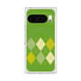 Premium Square Case with Pixelsnap［ Nordic Argyle - Green ］